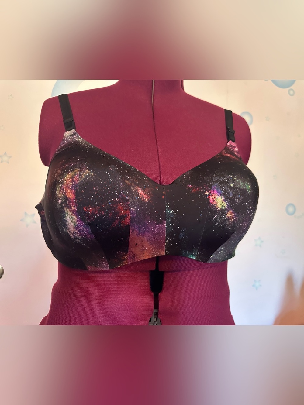 Torrid Curve Galaxy Print Wireless Bra - Multicolor Discontinued